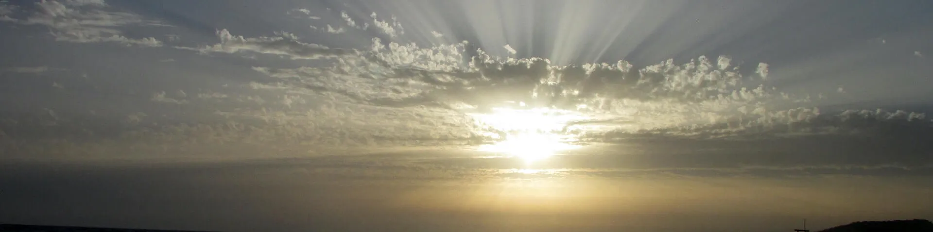 Sonnenuntergang am Meer 